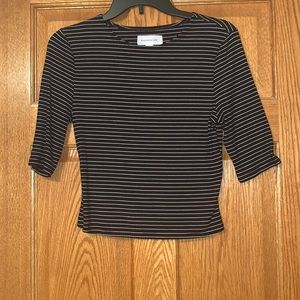 Popsugar Women’s 3/4 Sleeve Cropped Shirt